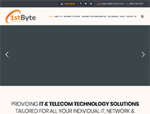 Tablet Screenshot of 1st-byte.com